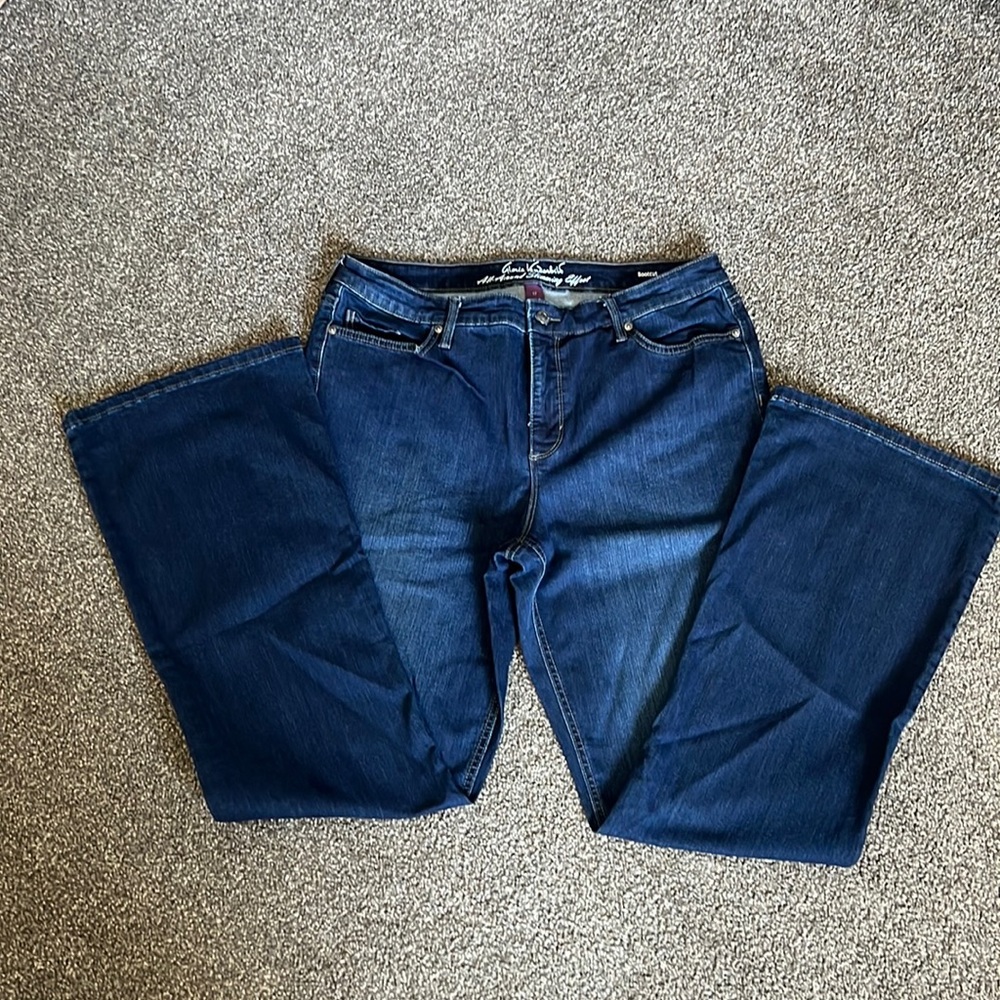 Gloria Vanderbilt Mid-rise Boot-cut Jeans sz 12 Average